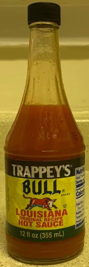 Trappey's Bull Louisiana Hot Sauce 2 PACK 6 oz /ea Original Recipe  Jalapeno Peps